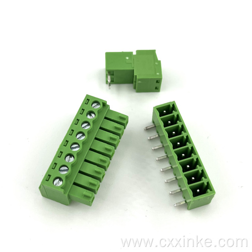 3.81mm pitch plug-in PCB male and female terminals